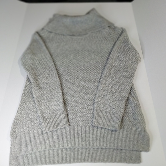 Calvin Kevin Sweaters - Calvin Klein Heather Gray Cowl Neck Sweater